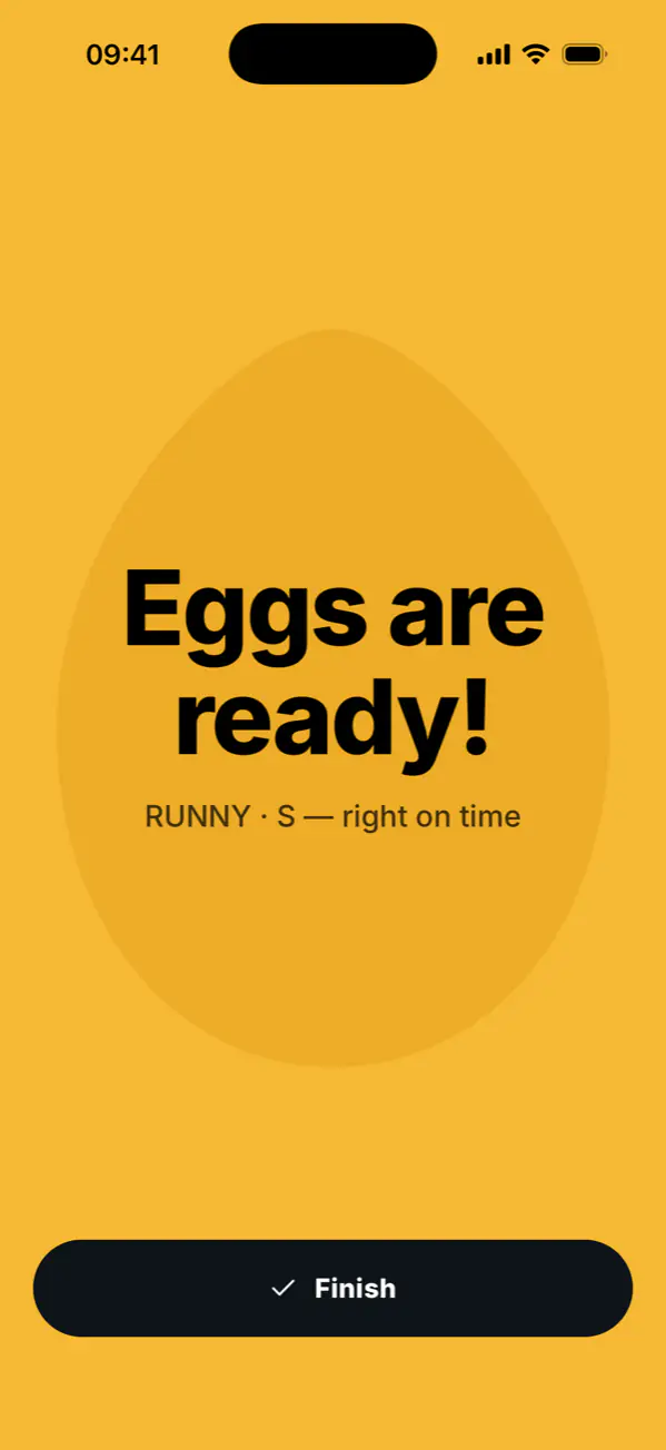 Eggs are ready
